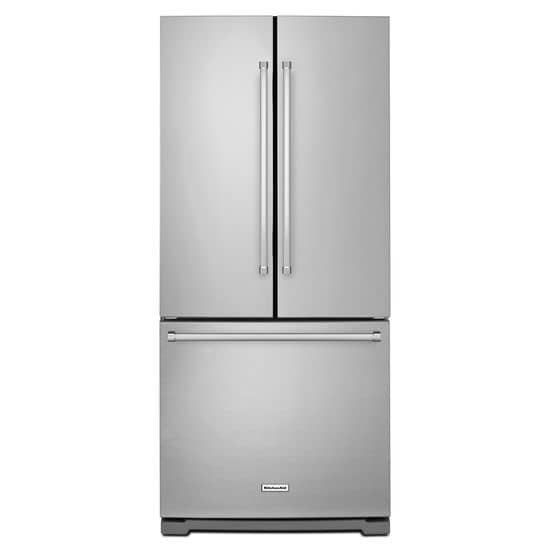 KitchenAid 20 Cu. Ft. Stainless Steel French Door Bottom Freezer Refrigerator