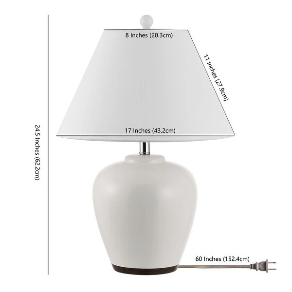 SAFAVIEH Lighting Etren 25-inch LED Table Lamp - 17