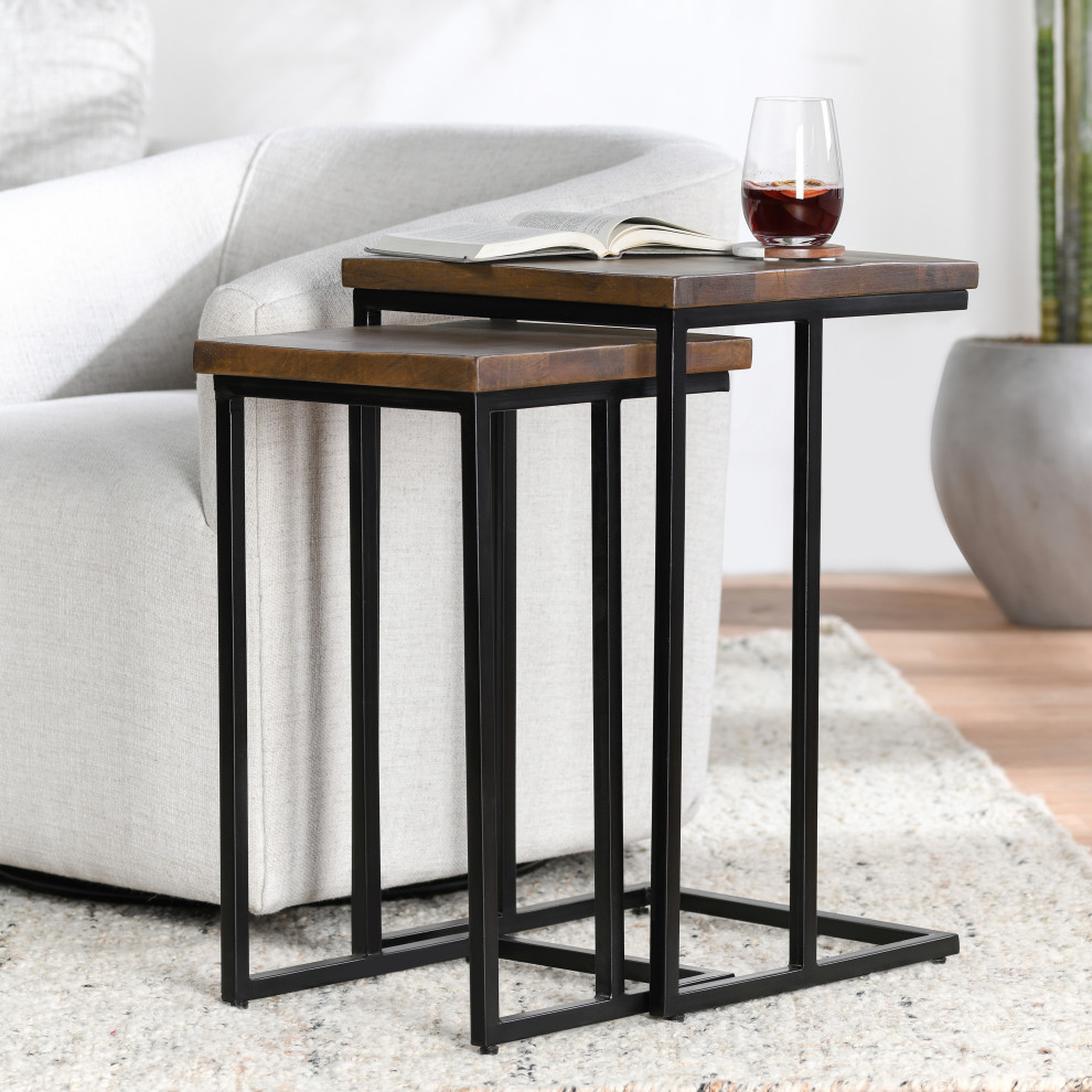 Lynda Nesting Tables by Kosas Home   Industrial   Coffee Table Sets   by Kosas  Houzz