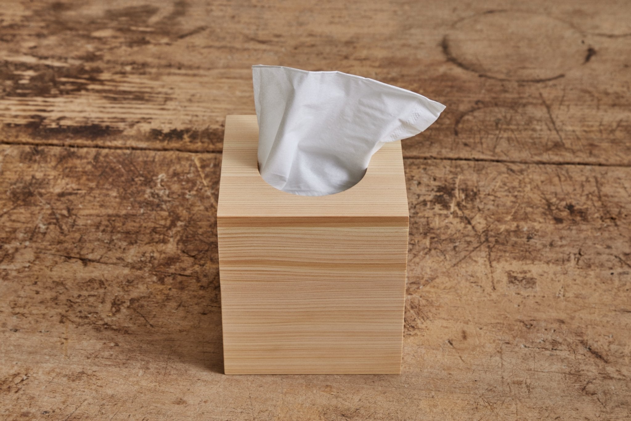 Hinoki Tissue Box Cover