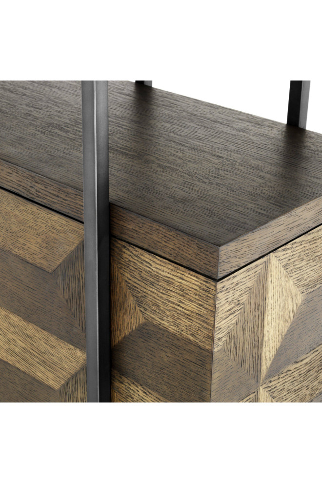 Modern Oak Cabinet With Doors  Eichholtz Gregorio   Contemporary   Accent Chests And Cabinets   by Oroa   Distinctive Furniture  Houzz