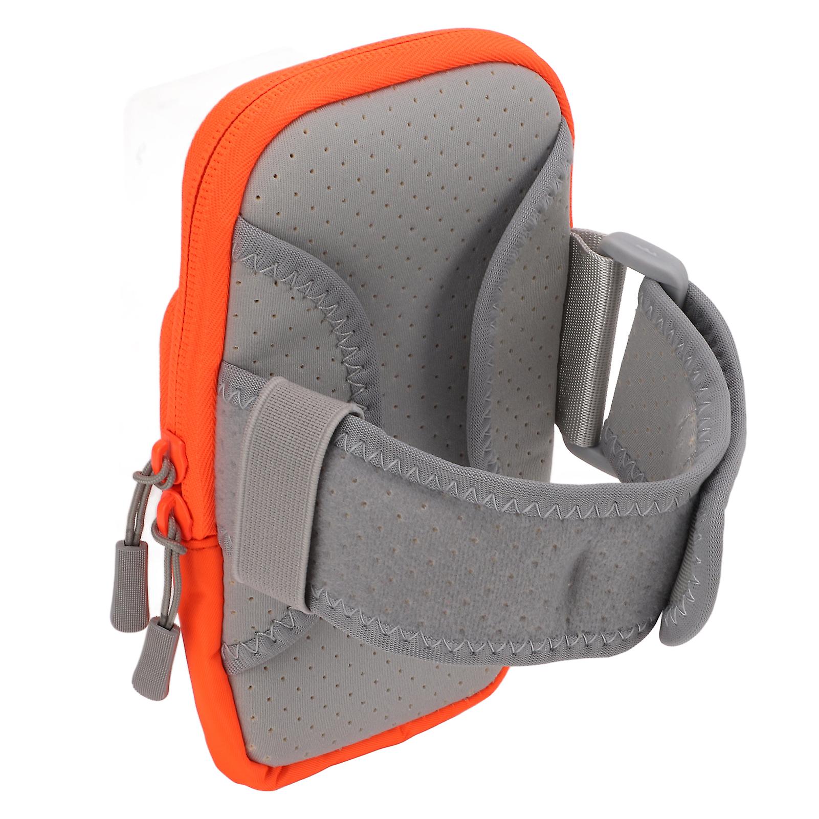 Double Zipper Waterproof Nylon Sport Armband Bag Outdoor Gym Running Armband Mobile Phone Bag