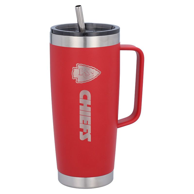 The Memory Company Kansas City Chiefs 26oz. Team Color Roadie Tumbler with Handle