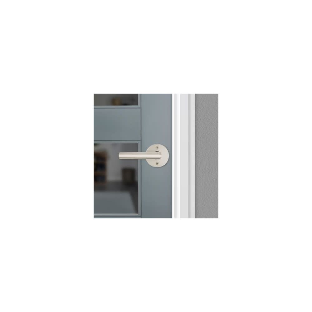 Kwikset Milan Dummy Door Lever Satin Nickel Right Pull Only