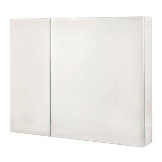 Pegasus 30 in. W x 26 in. H Recessed or Surface-Mount Bi-View Bathroom Medicine Cabinet with Beveled Mirror Door SP4584