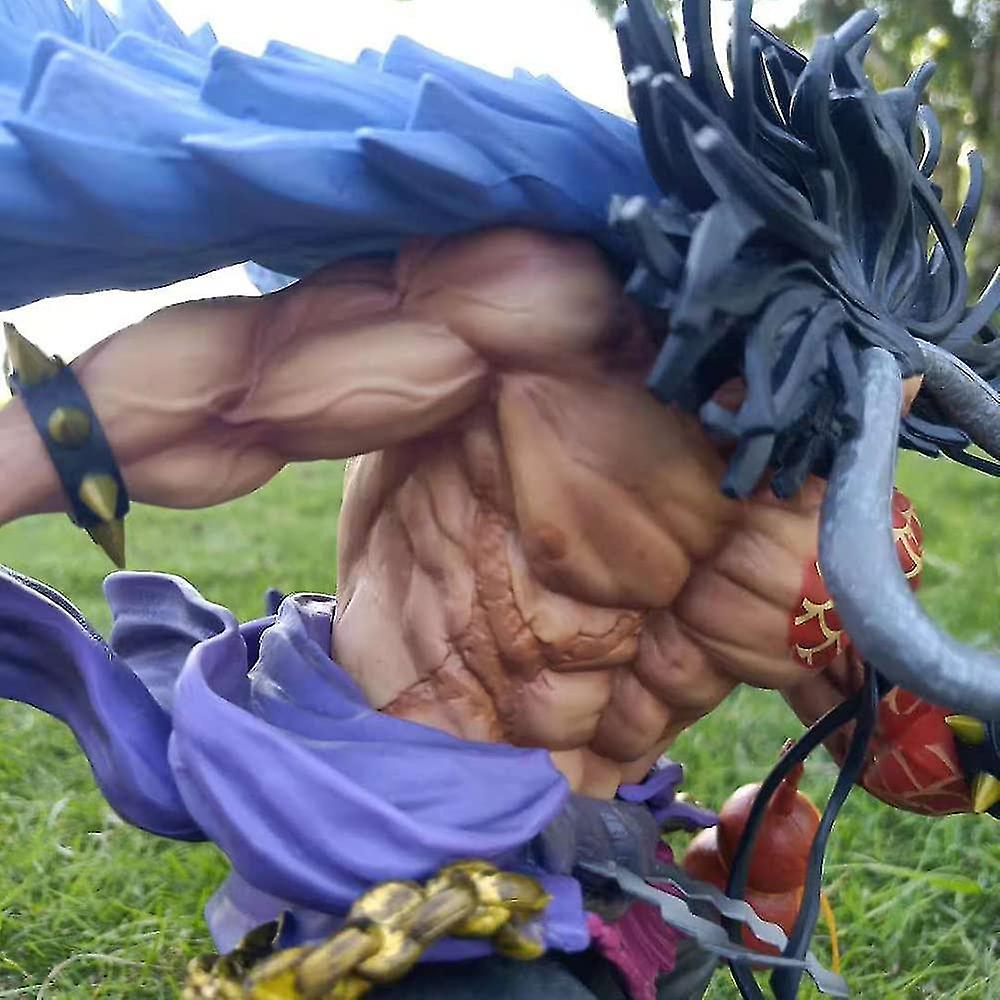 30cm Anime Action Figure One Piece Four Emperors Beasts Kaido Newest Oversized Gift Handmade Model Static Statue Otaku Favorite Painted Crafts