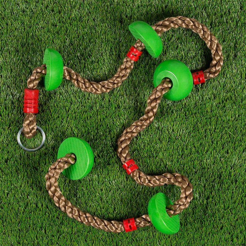 Hey! Play! Climbing Rope Knotted Tree Swing Ladder