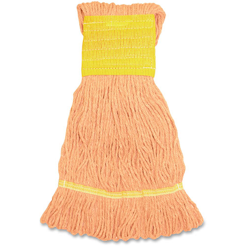 Genuine Joe Small Blend Wide Band Loop Mop | Orange | GJOSOR5BEA