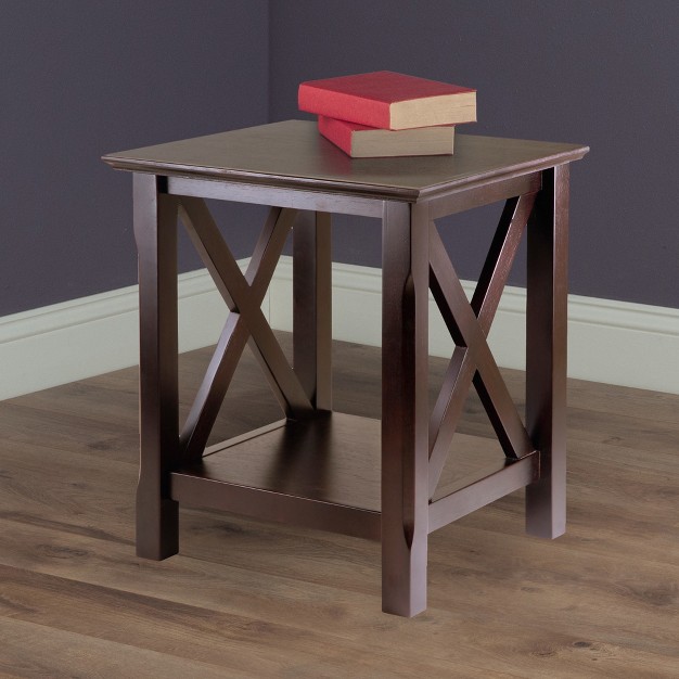 Xola End Table Cappuccino Winsome