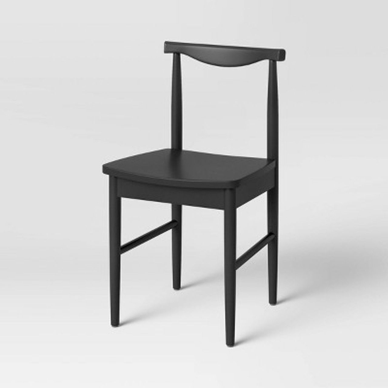 Biscoe Value Wood Fully Assembled Dining Chair Black - Threshold™