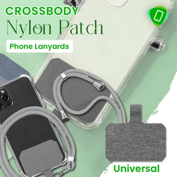 (🔥2023 Hot Sale - Save 49% OFF🔥) Universal Crossbody Nylon Patch Phone Lanyards-Buy one, get one free. Only 9.9 per unit