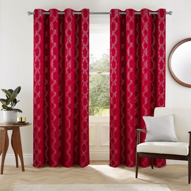 Oliva Gray Jansen Rubber Blackout Grommet Panel Red