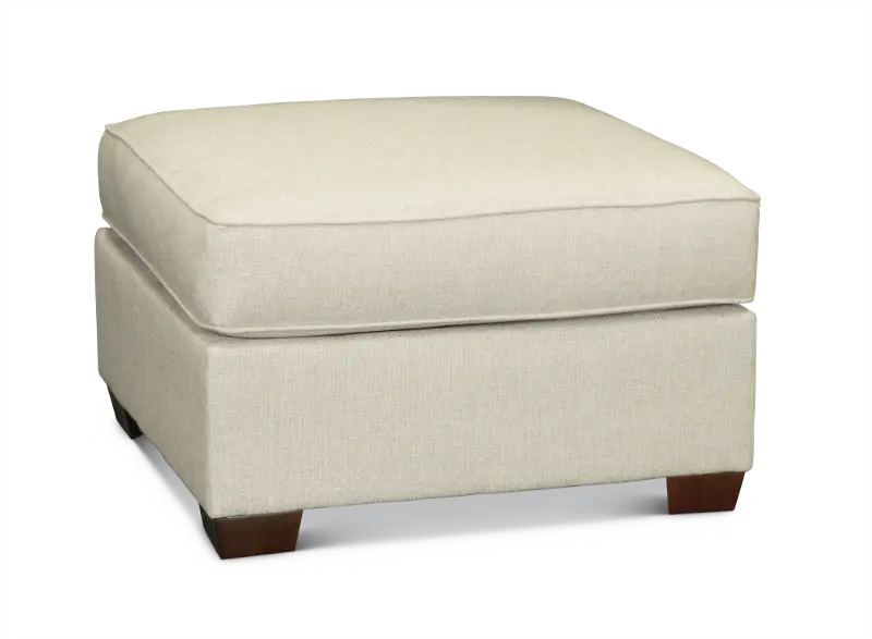 Alison Linen Ottoman