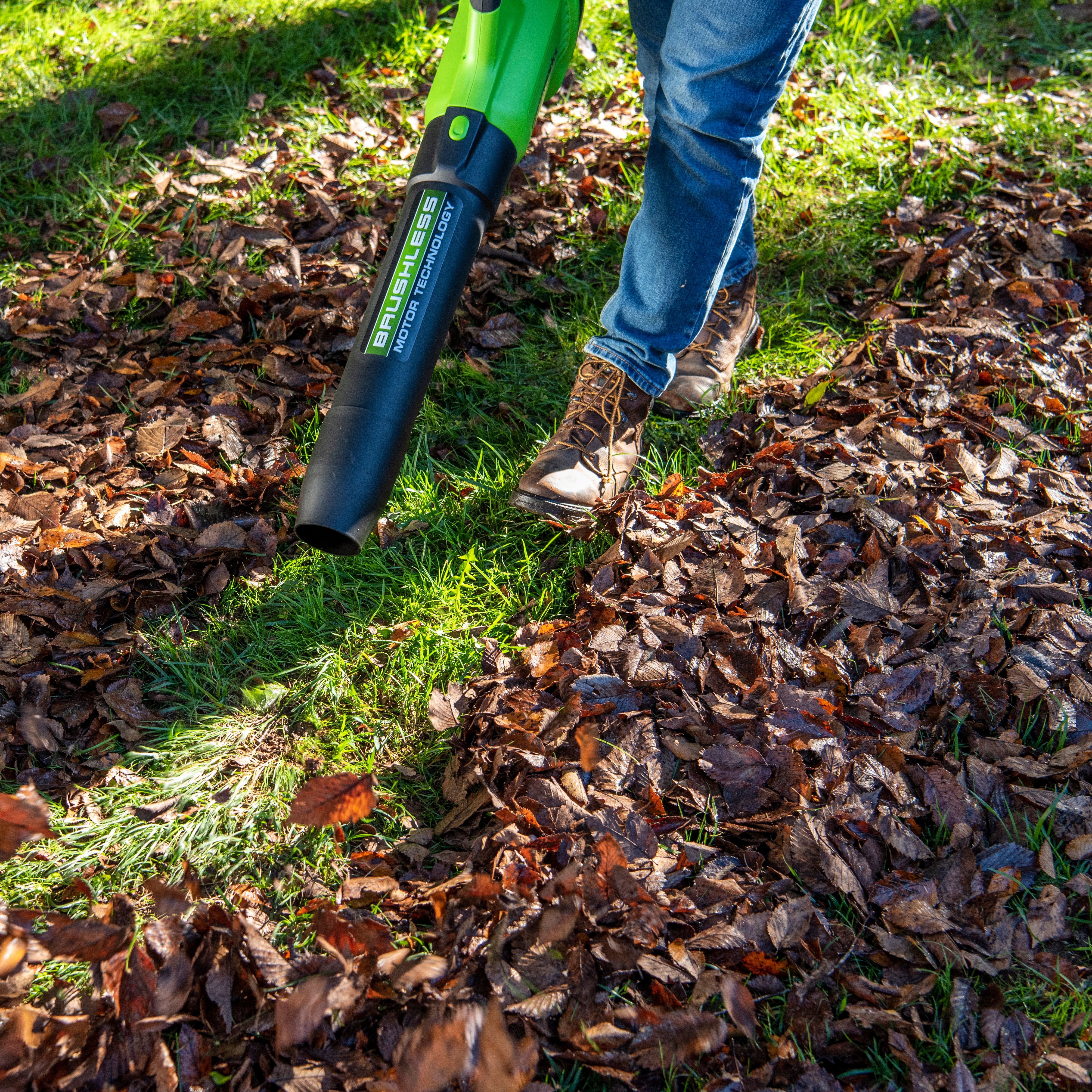 40V 550 CFM Brushless Leaf Blower  Battery | Greenworks Tools