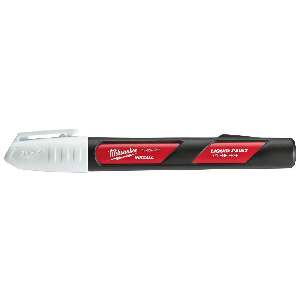 Milwaukee INKZALL White Paint Marker 48-22-3711 from Milwaukee