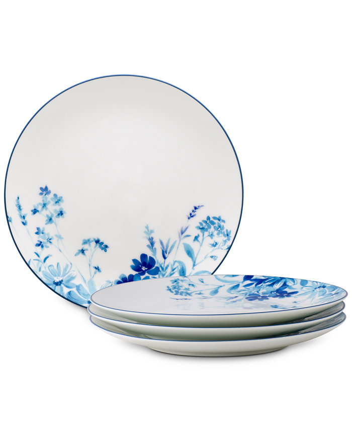 Noritake Blossom Road Salad Plates Set of 4