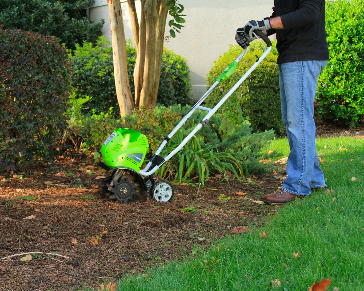 40V 10-Inch Cordless Cultivator/Tiller | Greenworks Tools