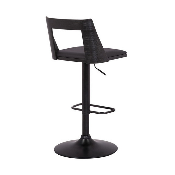 Benjara BM270416 Bar Stool with Curved Open Design...