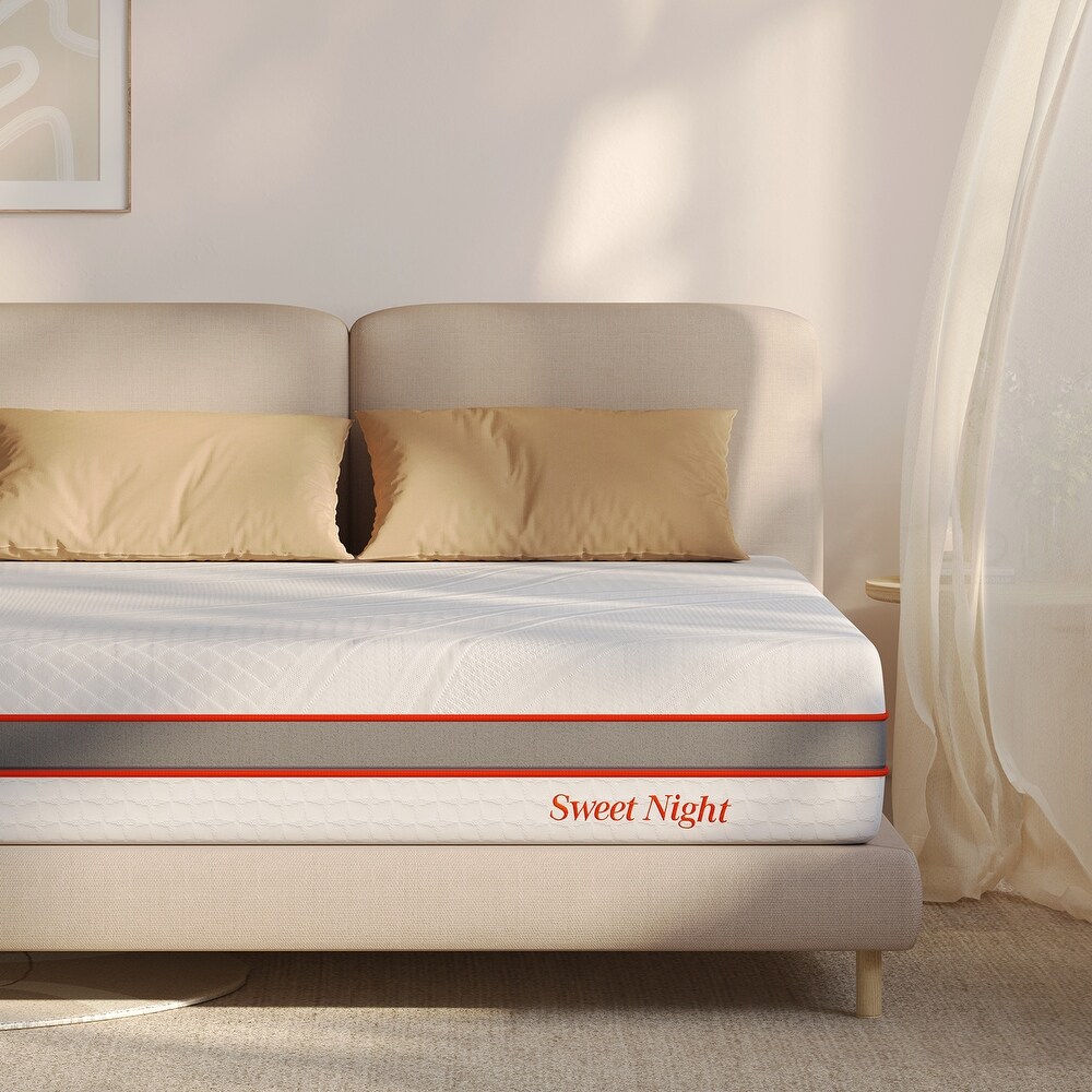 Sweetnight 10 inch Medium Firm Gel Memory Foam Mattress