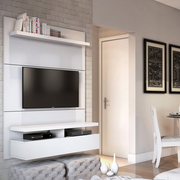 Manhattan Comfort City 1.2 Floating Wall Theater Entertainment Center