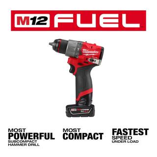 MW M12 FUEL 8 in. 12V Lithium-Ion Brushless Cordless Hedge Trimmer Kit wM12 FUEL Hammer Drill and Impact Driver Combo Kit 2533-21-3497-22