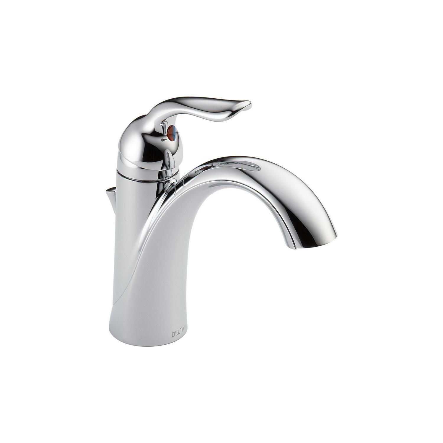 Delta Lahara Single Handle Bathroom Faucet in Chrome 538-MPU-DST