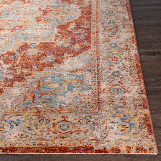 Mirabel Medallion Orange Rug