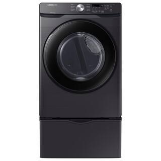  7.5 cu. ft. Stackable Vented Electric Dryer with Sensor Dry in Brushed Black DVE45T6000V