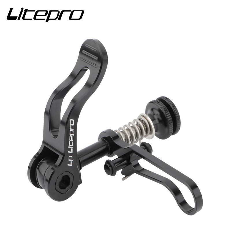 Aluminum oy Axle Cycling Seat Post Clamp Litepro Folding Bicycle Seatpost Clamp For Brompton Bike Parts