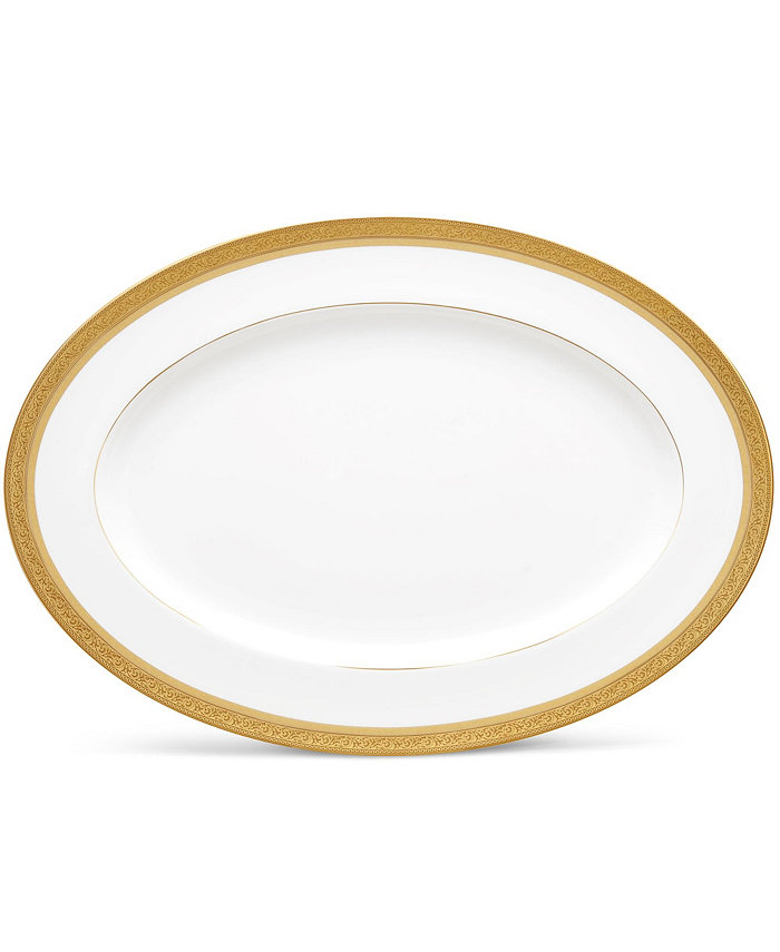 Noritake Summit Gold Oval Platter 16