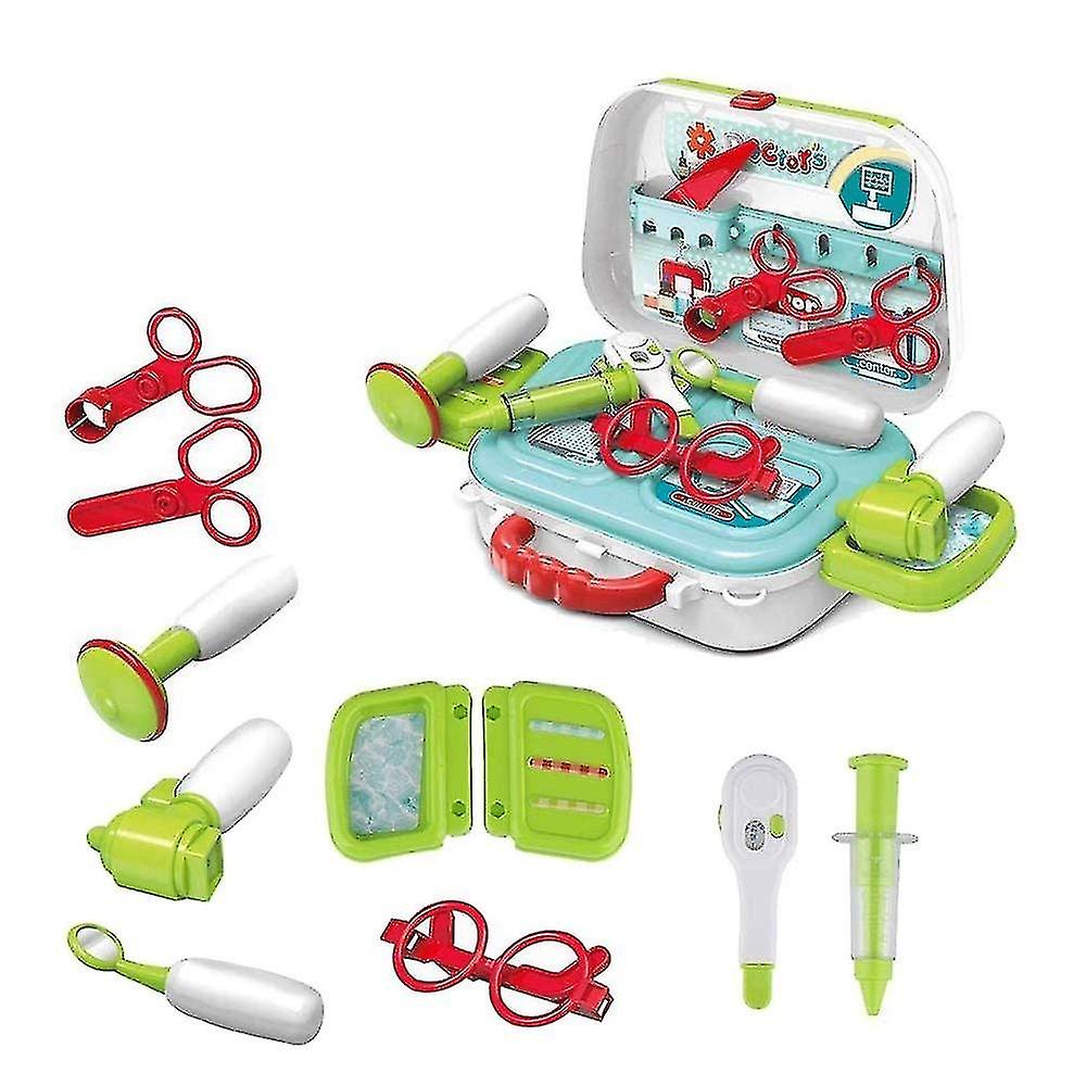 Kids Doctor Set Toys Playset Pretend Role Doctor Kits Toy With Storage Box Boys Girls Toddler Birthd