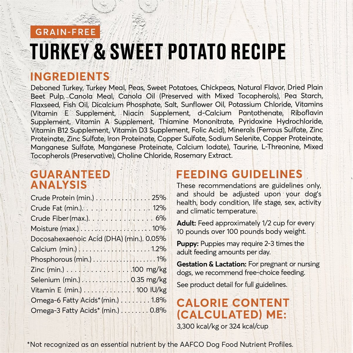 American Journey Limited Ingredient Turkey and Sweet Potato Recipe Grain-Free Dry Dog Food