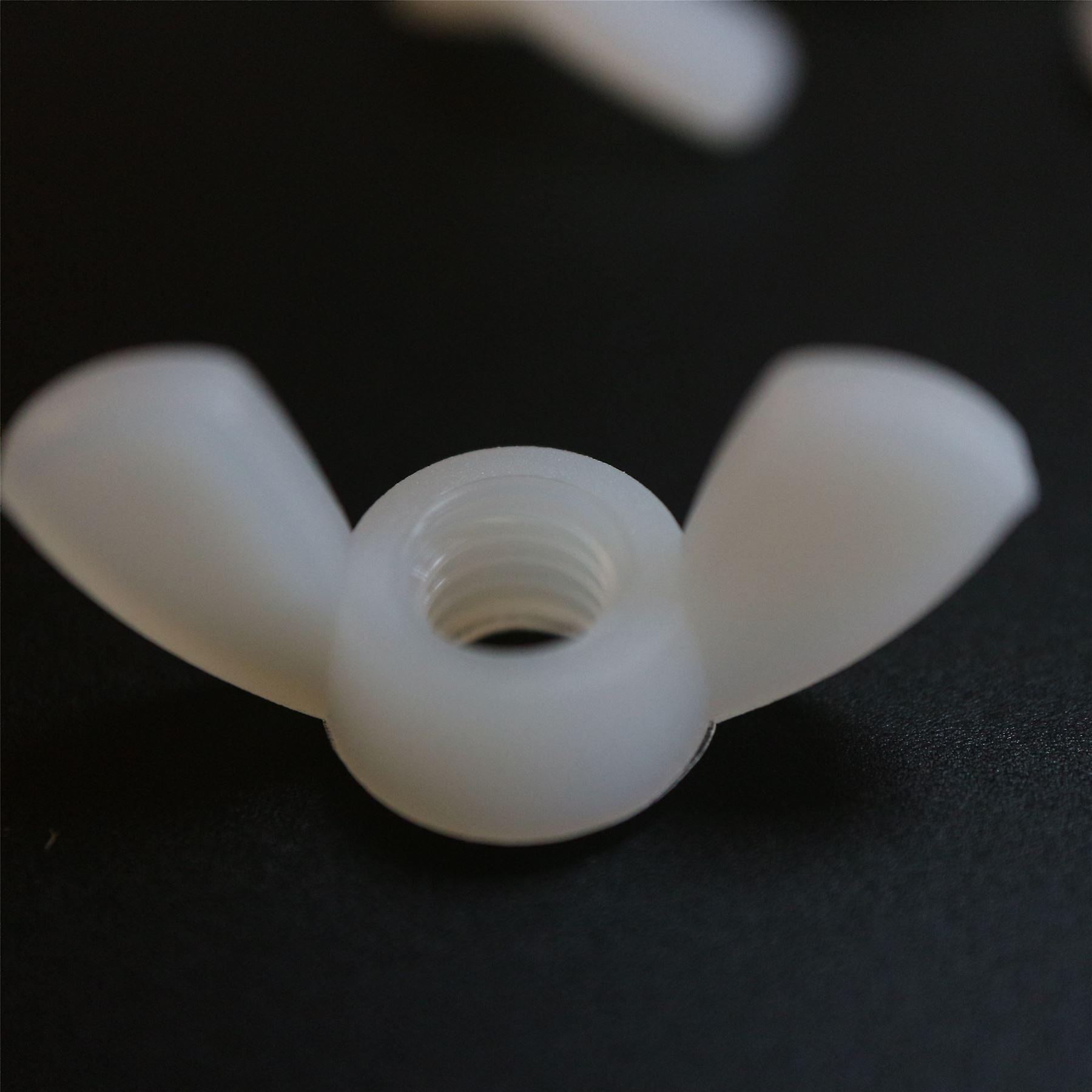 50x Nylon M6 Butterfly， Wing Nuts