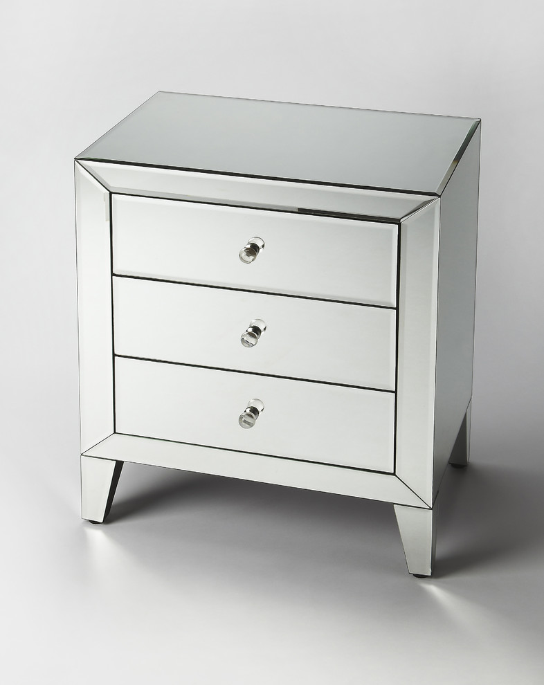 Emily Mirrored Chest  5251146   Contemporary   Accent Chests And Cabinets   by Butler Specialty Company  Houzz