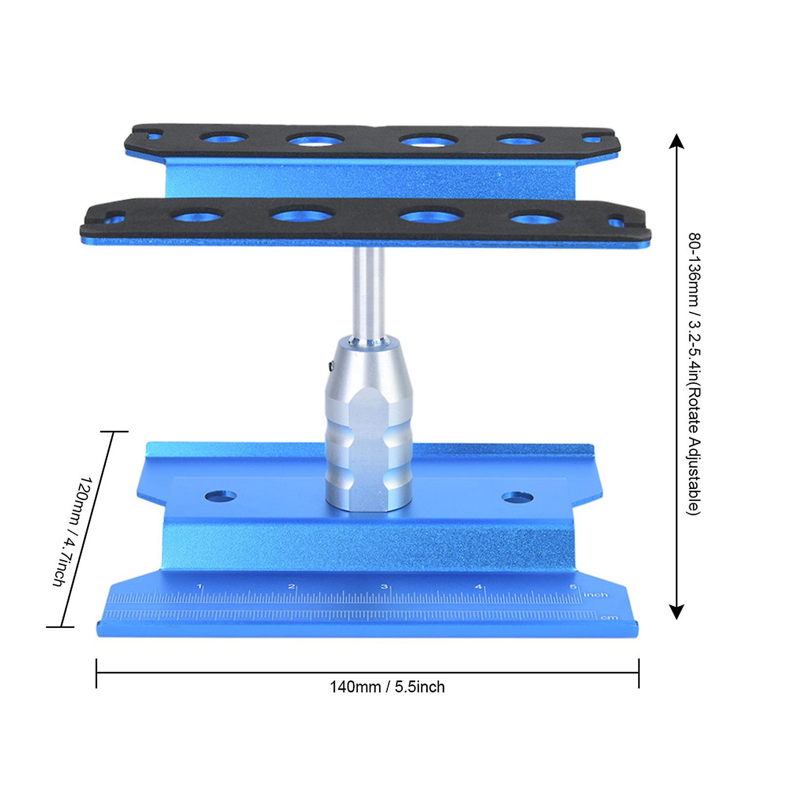 Rotation Repair Station Assembly Platform Work Stand For 1/8 1/10 Rc Model Car (blue)