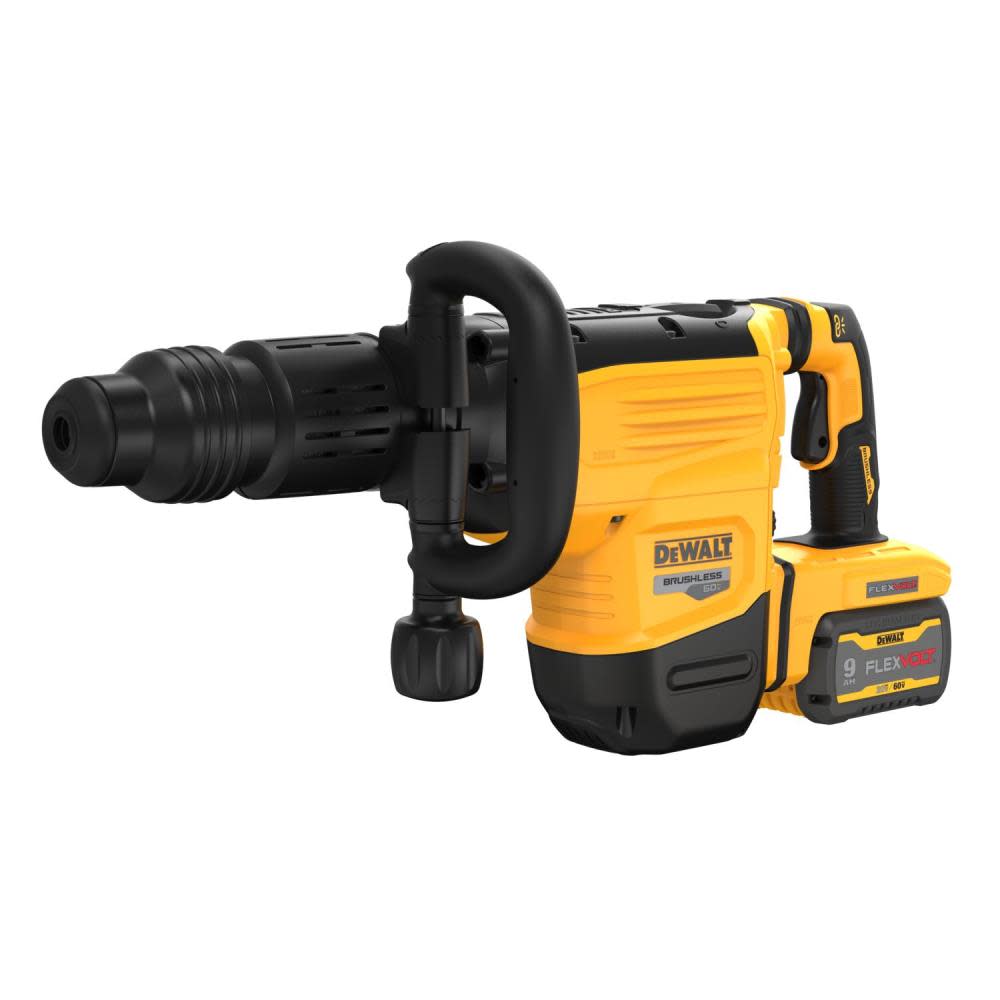 DEWALT 60V MAX Chipping Hammer Kit 22 lb. Cordless SDS MAX ;