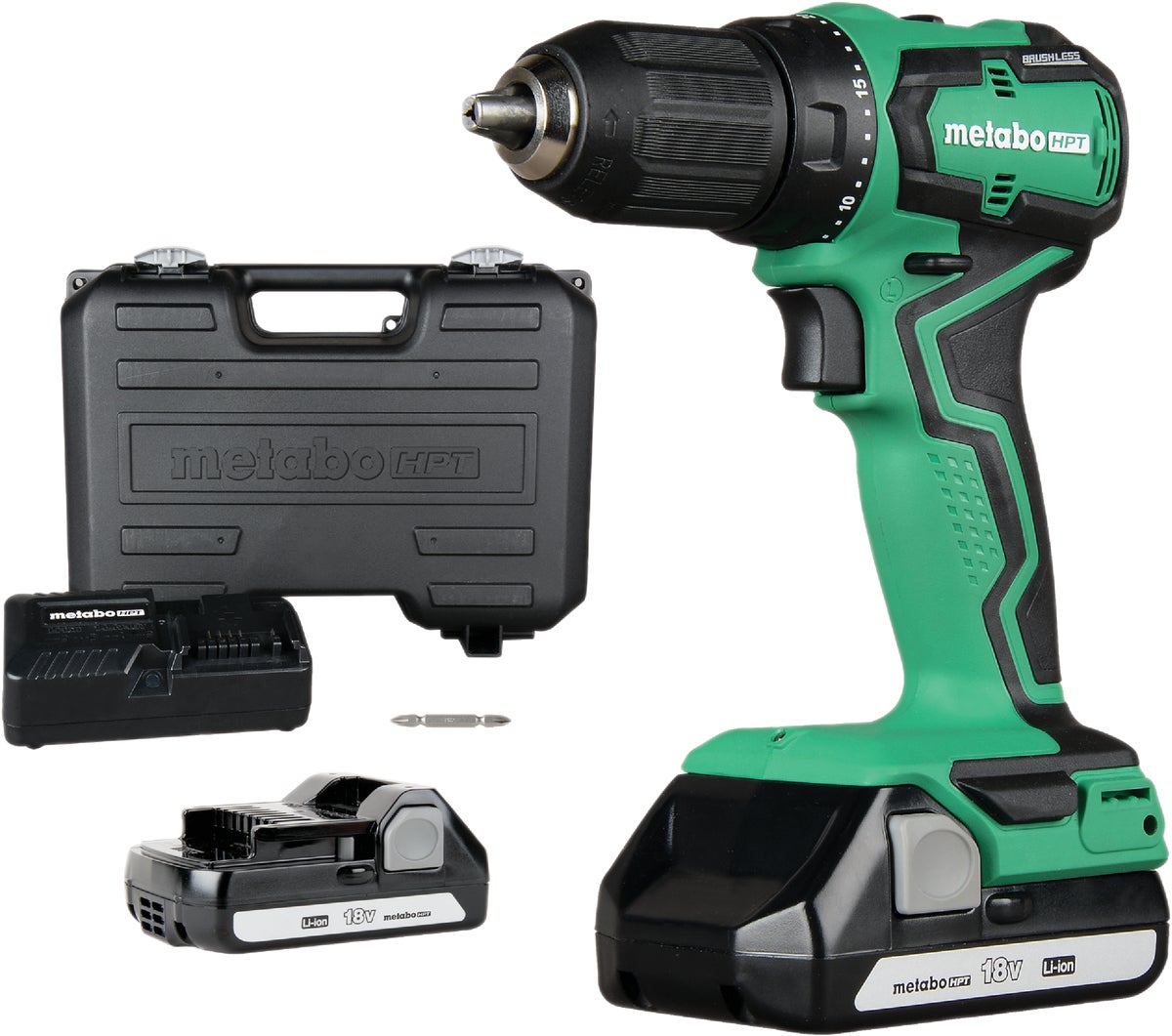 Metabo HPT 18V Lithium-Ion Sub-Compact Cordless Drill Kit