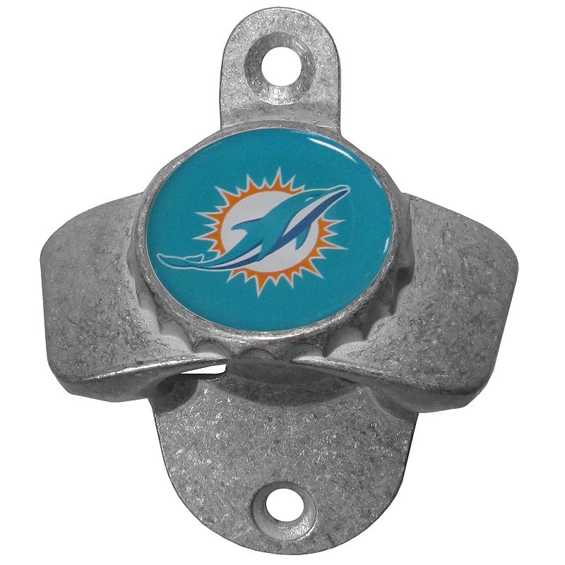 Miami Dolphins Wall-Mounted Bottle Opener