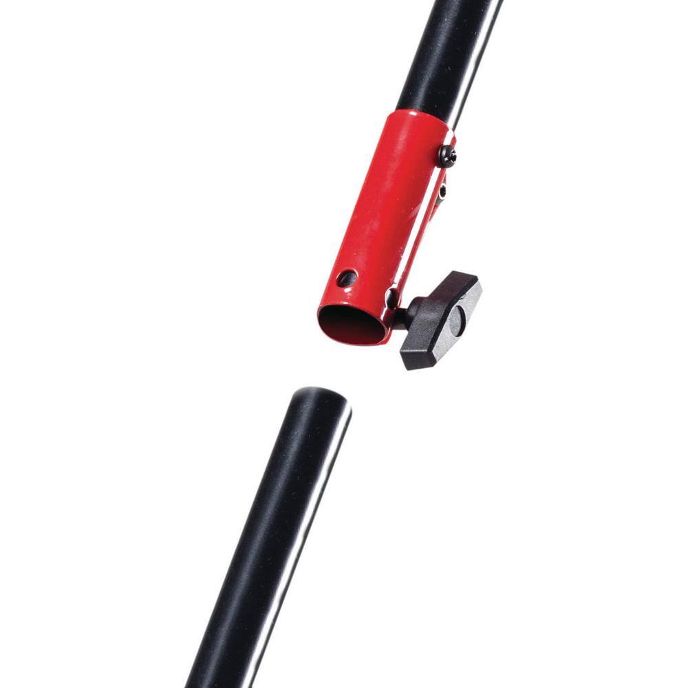 Troy-Bilt 25 cc 2-Cycle Curved Shaft Gas Trimmer with Edger Attachment Included TB25CE