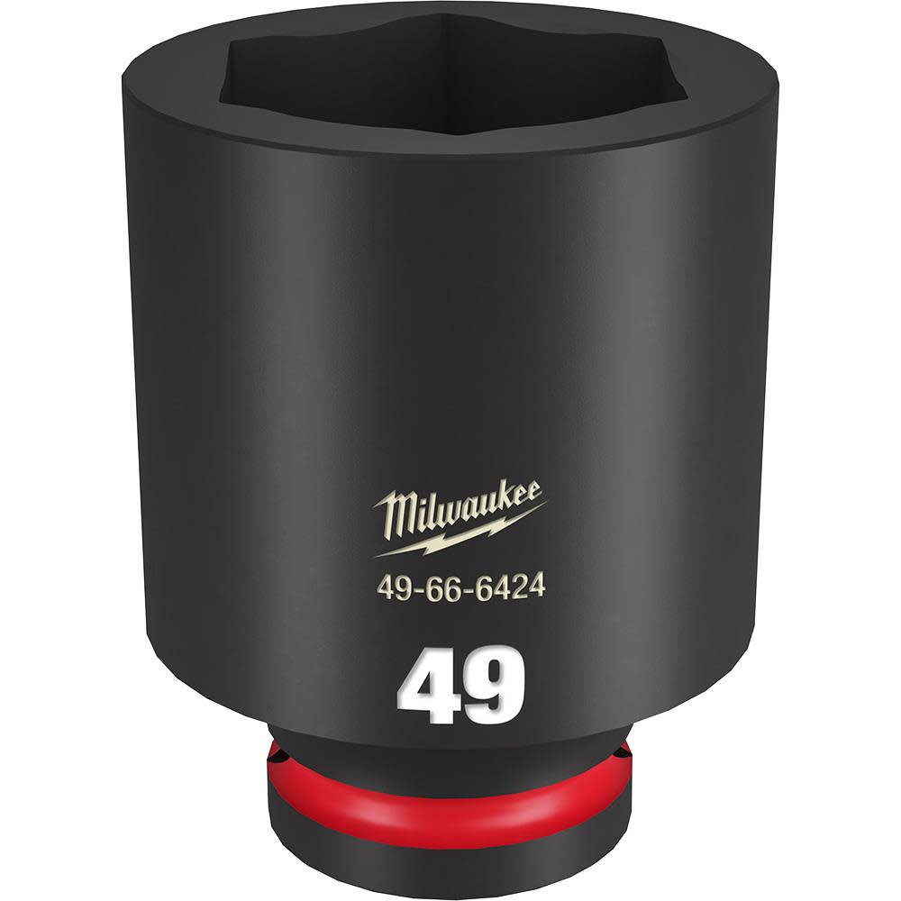 Milwaukee SHOCKWAVE Impact Duty 49MM Deep Socket 3/4 Drive 6 Point 49-66-6424 from Milwaukee