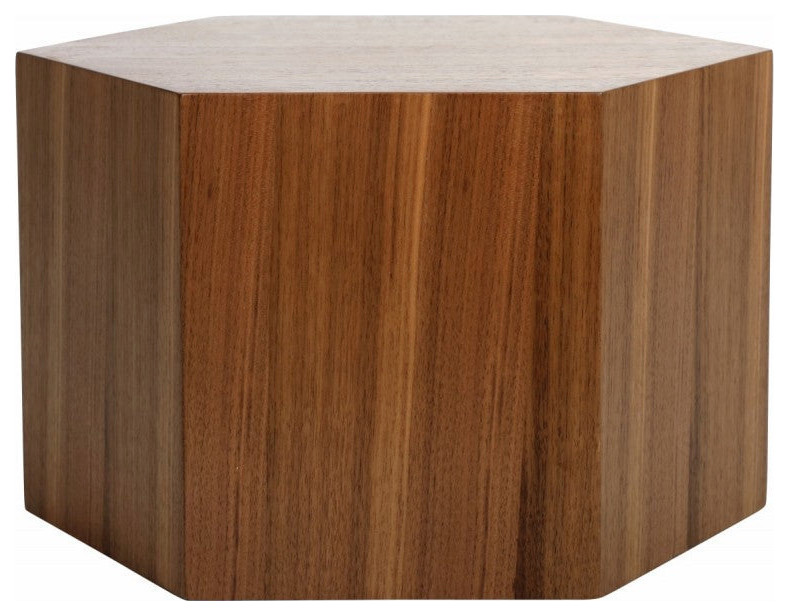 Andor Modern Small Walnut End Table   Transitional   Side Tables And End Tables   by Rustic Home Furniture Deco  Houzz