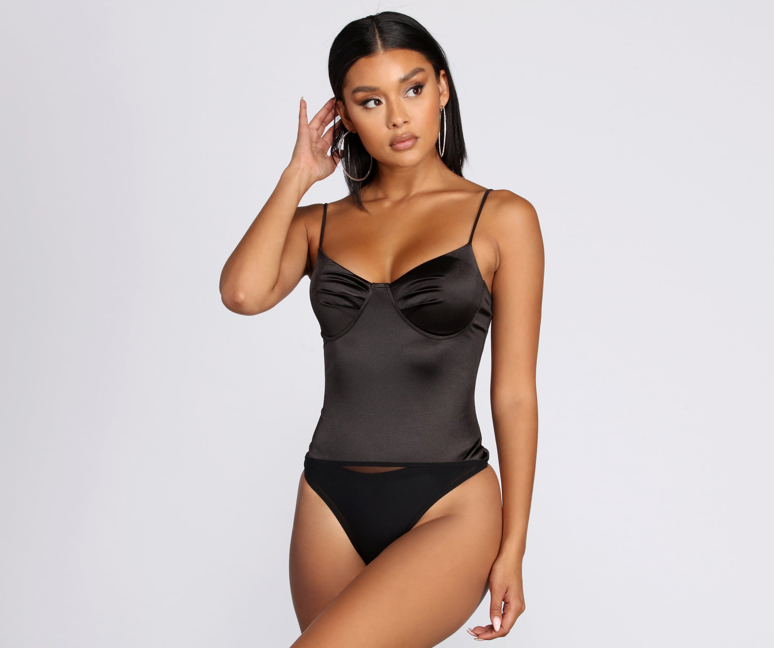 Run Away With Me Satin Bodysuit