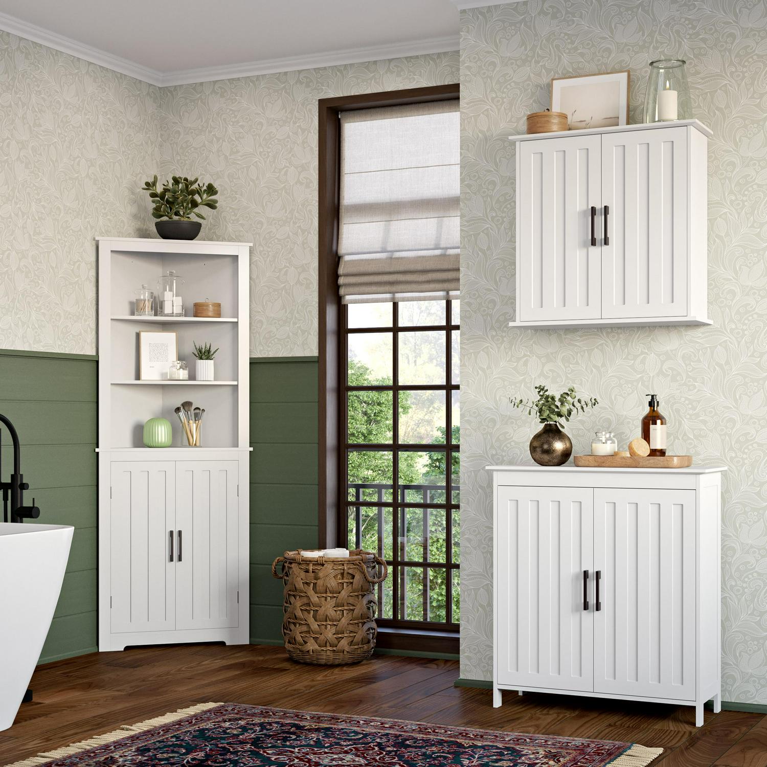 RiverRidge Home Monroe Two-Door Wall Cabinet  White