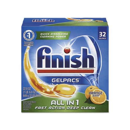 Finish Dish Detergent Gelpacs  RAC81053CT