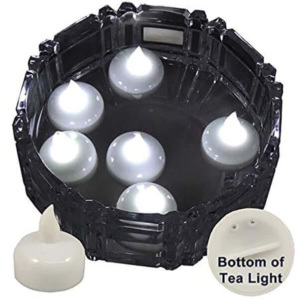 12 Pack White Flameless LED Floating Waterproof Tealight Candles