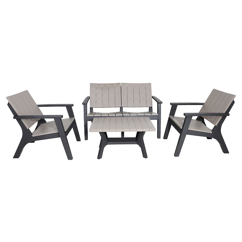 Dukap Enzo Patio Conversation 4-piece Set