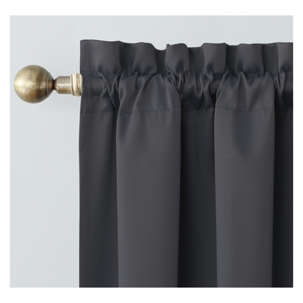 Oslo Theater Grade Extreme Blackout Rod Pocket Curtain Panel Sun Zero