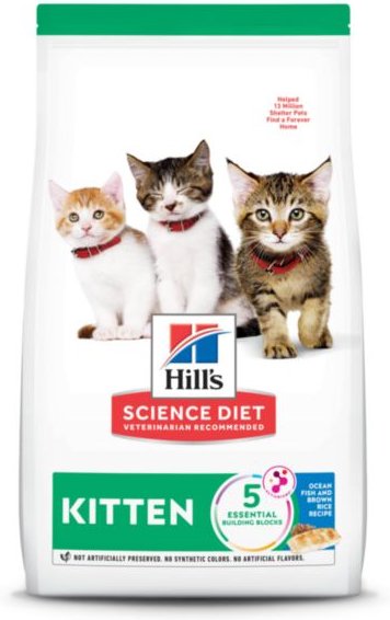 Hill's Science Diet Kitten Dry Ocean Fish and Brown Rice Recipe Dry Cat Food