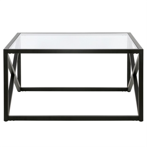 Square Black Bronze Coffee Table Henn amp hart