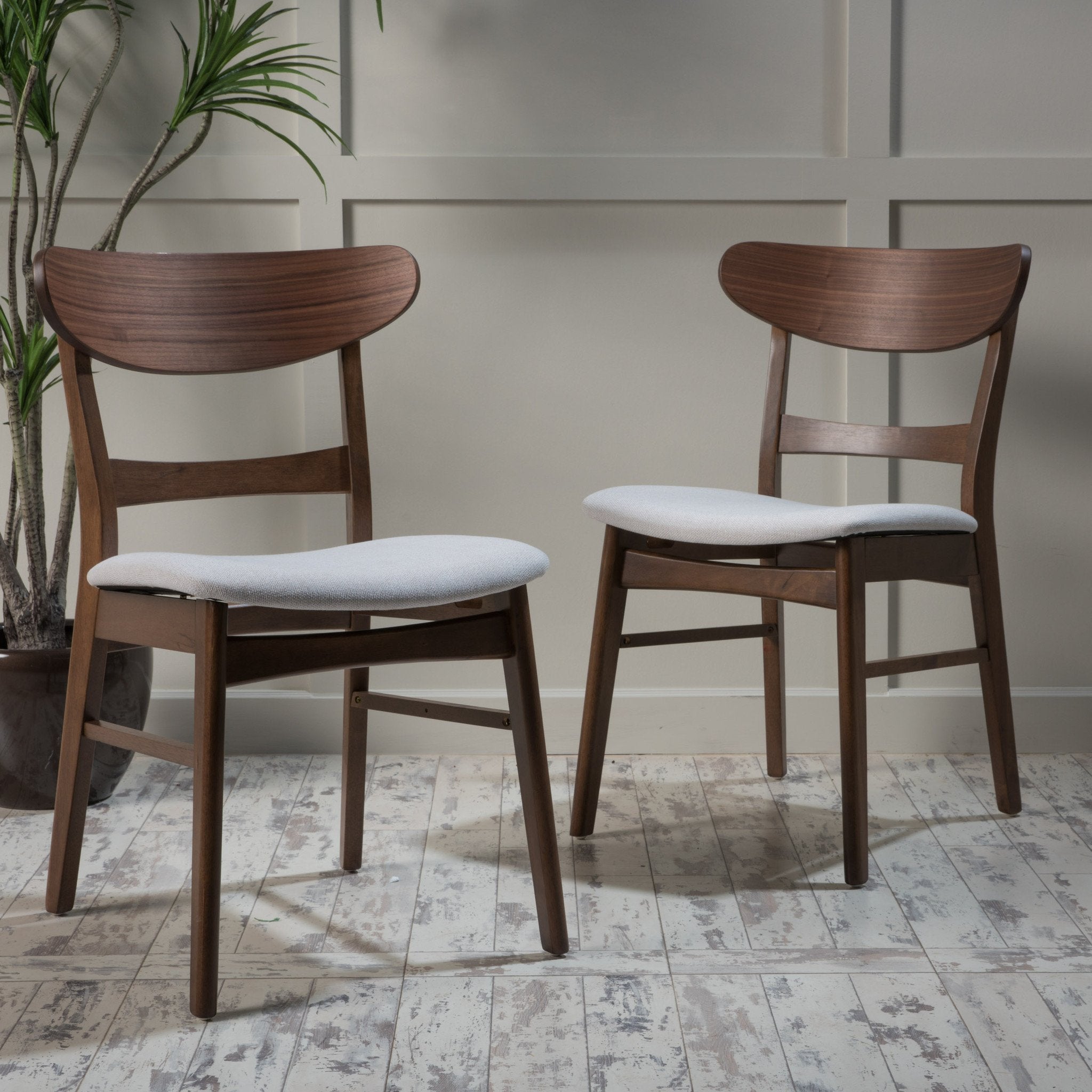 Helen Mid Century Modern Dining Chair (Set of 2)